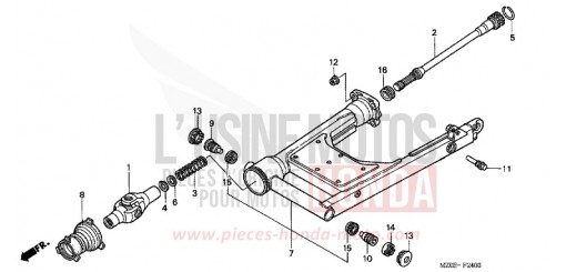BRAS OSCILLANT GL1500C2 de 2002